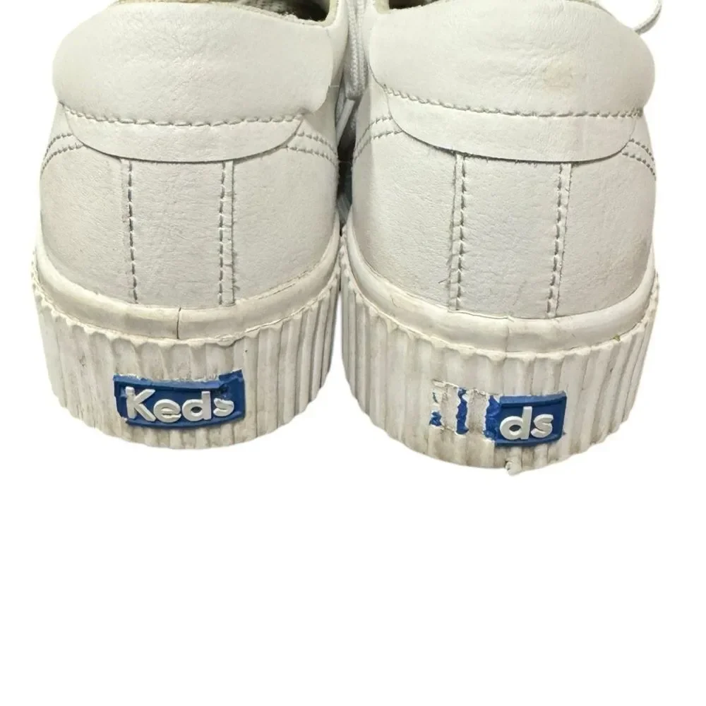 Keds Crew Kick White Leather Chunky WH64602 Women's Sneakers 10